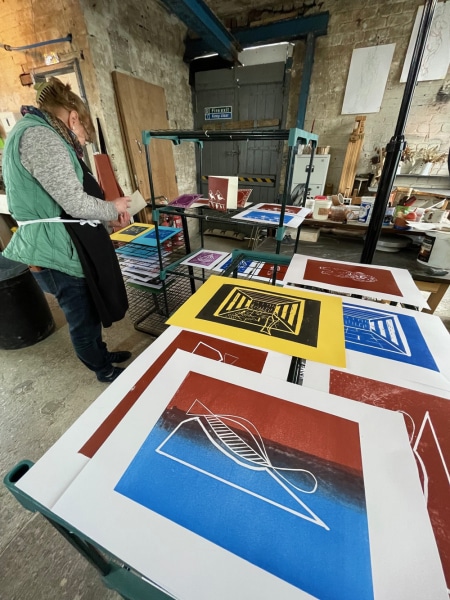print, making, workshop, gary, eite, industrial, artist
