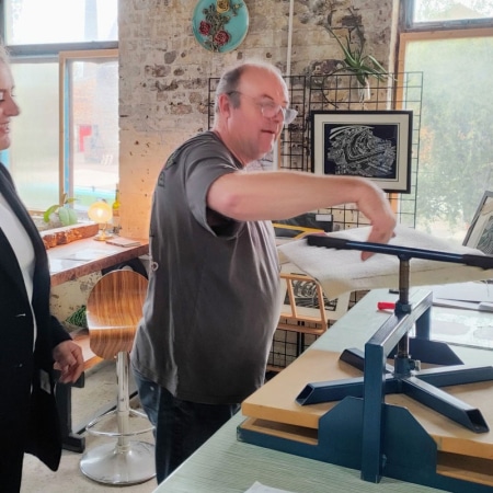 introduction, to, printmaking, gary, eite, vulcan