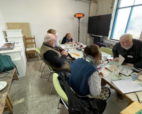 4 print, making, workshop, gary, eite, industrial, artist